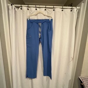 Women Ceil Blue bootcut Fig Scrub pants